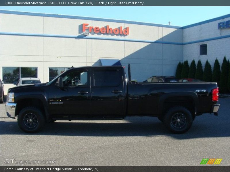 Black / Light Titanium/Ebony 2008 Chevrolet Silverado 3500HD LT Crew Cab 4x4