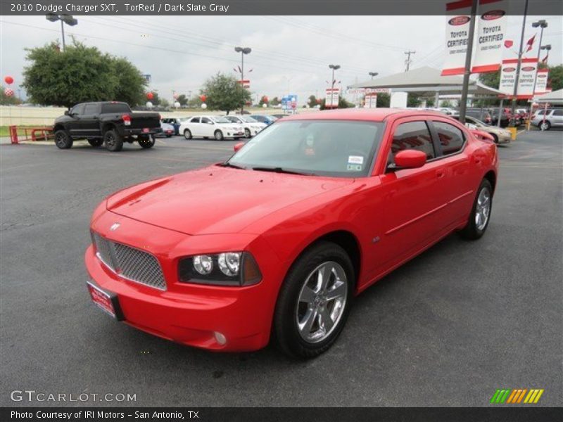 TorRed / Dark Slate Gray 2010 Dodge Charger SXT