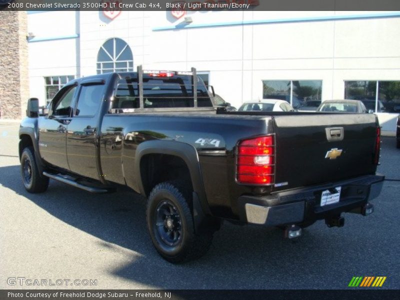 Black / Light Titanium/Ebony 2008 Chevrolet Silverado 3500HD LT Crew Cab 4x4