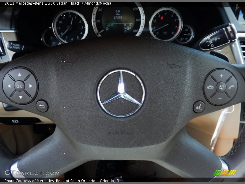 Black / Almond/Mocha 2011 Mercedes-Benz E 350 Sedan