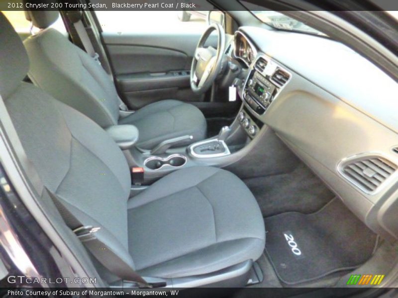 Blackberry Pearl Coat / Black 2012 Chrysler 200 Touring Sedan