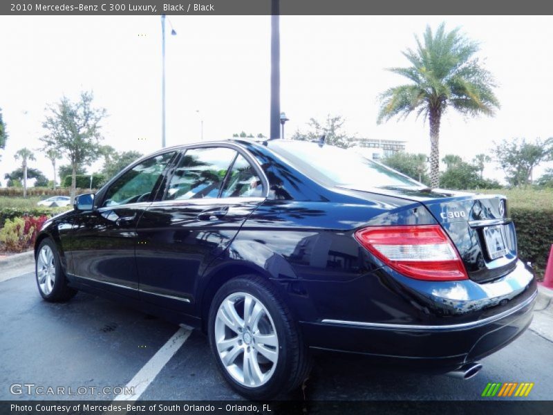 Black / Black 2010 Mercedes-Benz C 300 Luxury