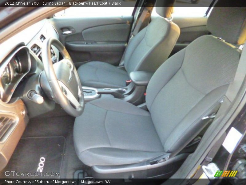 Blackberry Pearl Coat / Black 2012 Chrysler 200 Touring Sedan