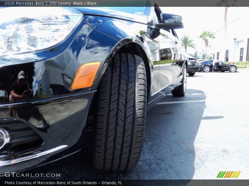 Black / Black 2010 Mercedes-Benz C 300 Luxury