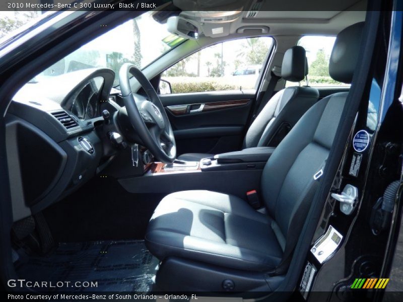  2010 C 300 Luxury Black Interior