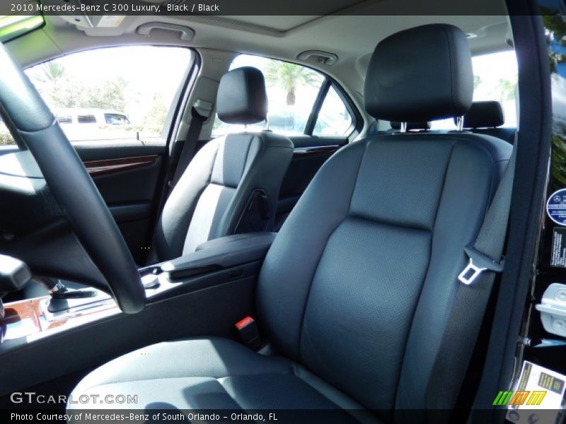 Black / Black 2010 Mercedes-Benz C 300 Luxury