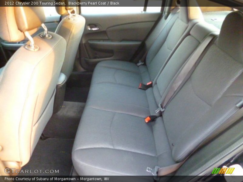 Blackberry Pearl Coat / Black 2012 Chrysler 200 Touring Sedan
