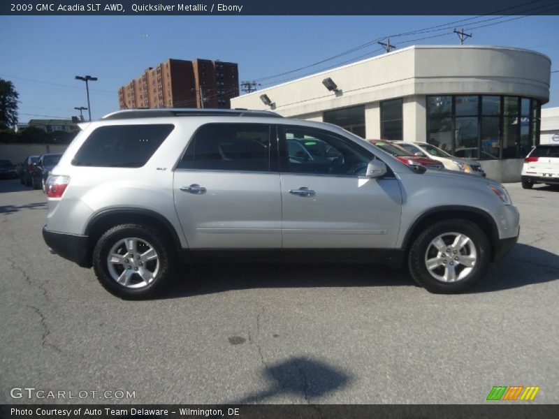 Quicksilver Metallic / Ebony 2009 GMC Acadia SLT AWD