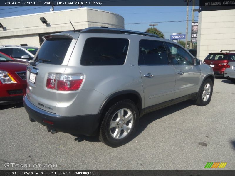 Quicksilver Metallic / Ebony 2009 GMC Acadia SLT AWD