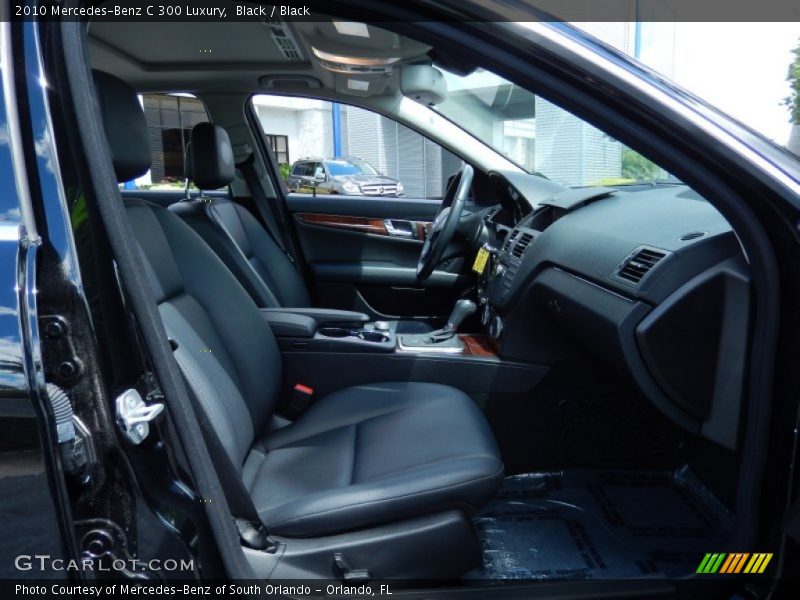 Black / Black 2010 Mercedes-Benz C 300 Luxury