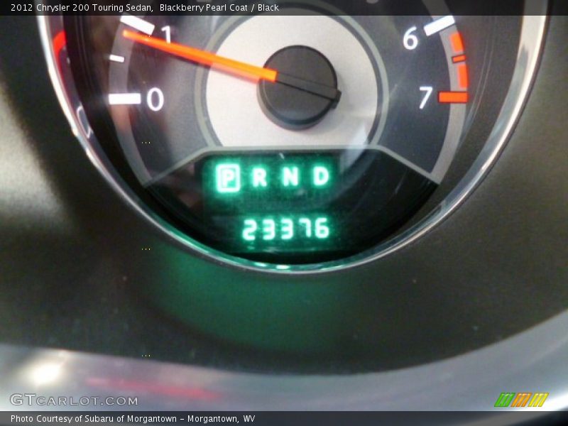Blackberry Pearl Coat / Black 2012 Chrysler 200 Touring Sedan