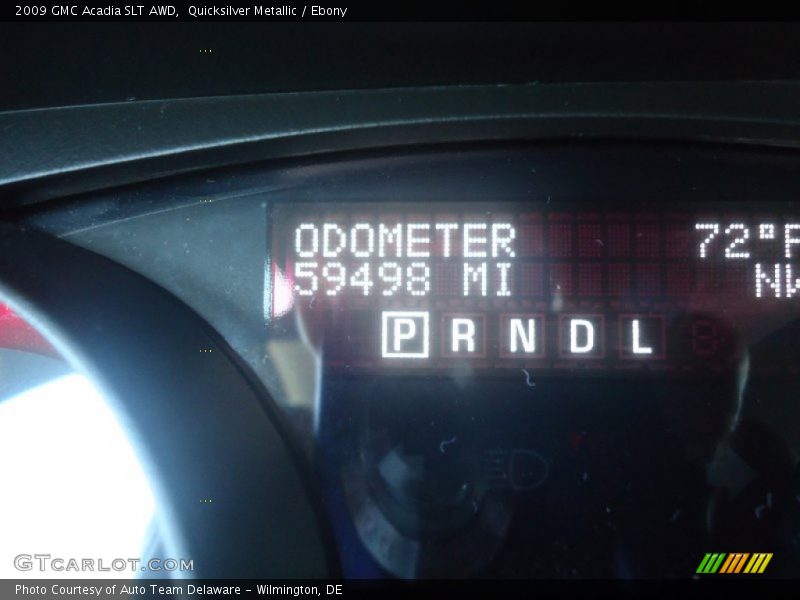 Quicksilver Metallic / Ebony 2009 GMC Acadia SLT AWD