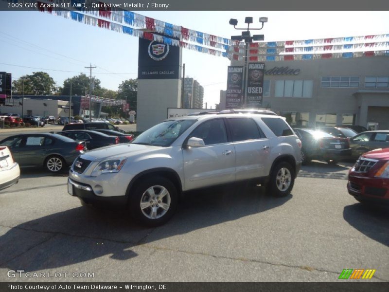 Quicksilver Metallic / Ebony 2009 GMC Acadia SLT AWD