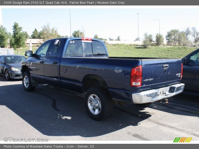 Patriot Blue Pearl / Medium Slate Gray 2006 Dodge Ram 2500 SLT Quad Cab 4x4