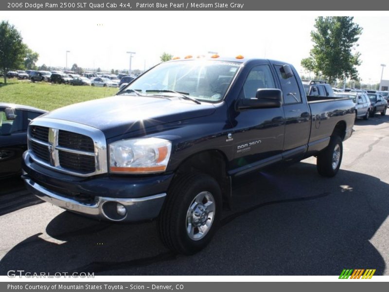Patriot Blue Pearl / Medium Slate Gray 2006 Dodge Ram 2500 SLT Quad Cab 4x4