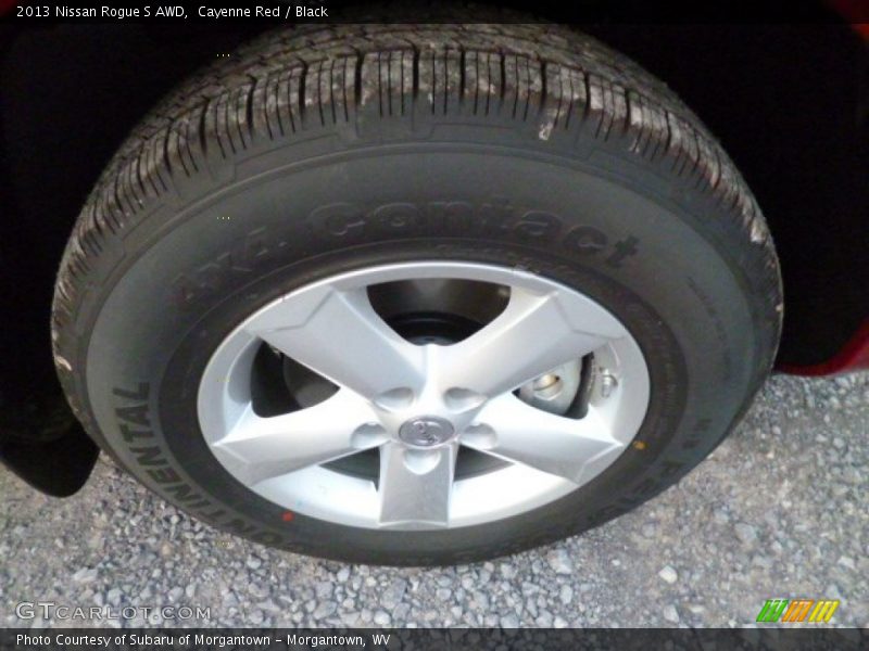 Cayenne Red / Black 2013 Nissan Rogue S AWD