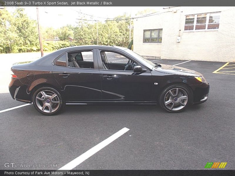 Jet Black Metallic / Black 2008 Saab 9-3 Turbo X Sport Sedan