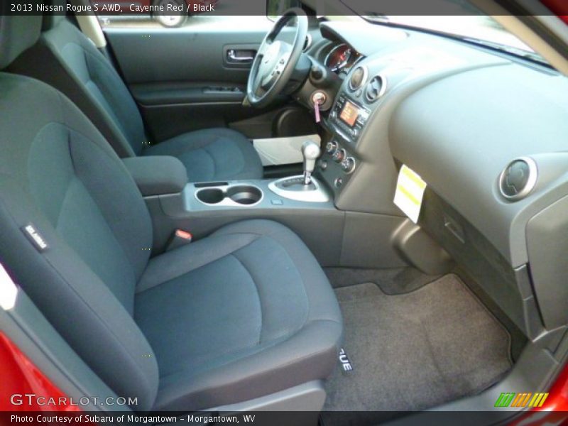Cayenne Red / Black 2013 Nissan Rogue S AWD
