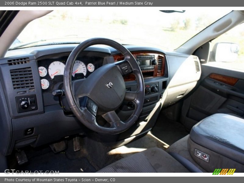 Patriot Blue Pearl / Medium Slate Gray 2006 Dodge Ram 2500 SLT Quad Cab 4x4