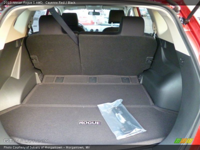 Cayenne Red / Black 2013 Nissan Rogue S AWD