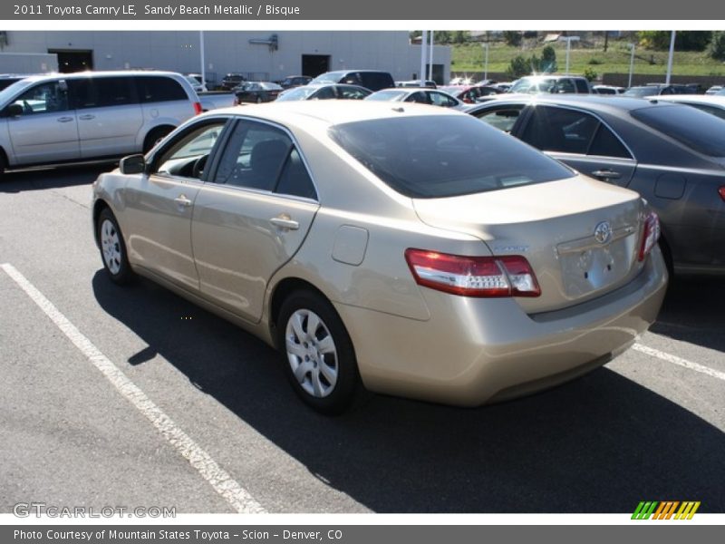 Sandy Beach Metallic / Bisque 2011 Toyota Camry LE