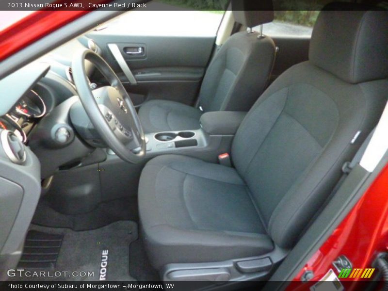 Cayenne Red / Black 2013 Nissan Rogue S AWD