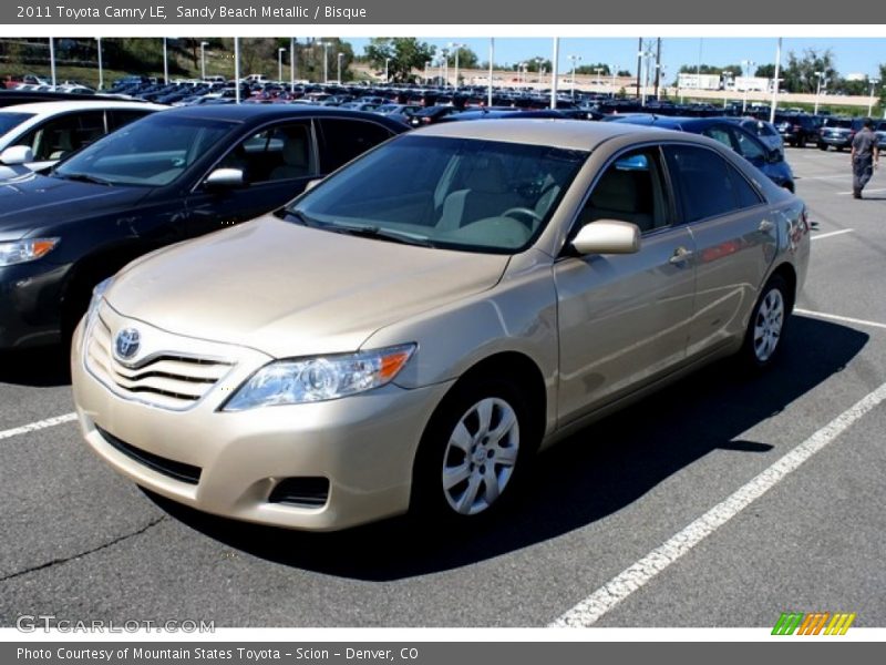 Sandy Beach Metallic / Bisque 2011 Toyota Camry LE