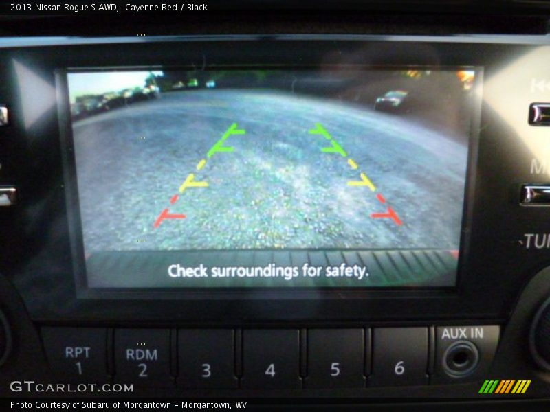 Cayenne Red / Black 2013 Nissan Rogue S AWD