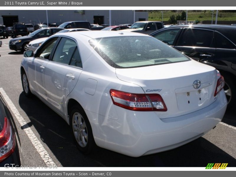 Super White / Bisque 2011 Toyota Camry LE