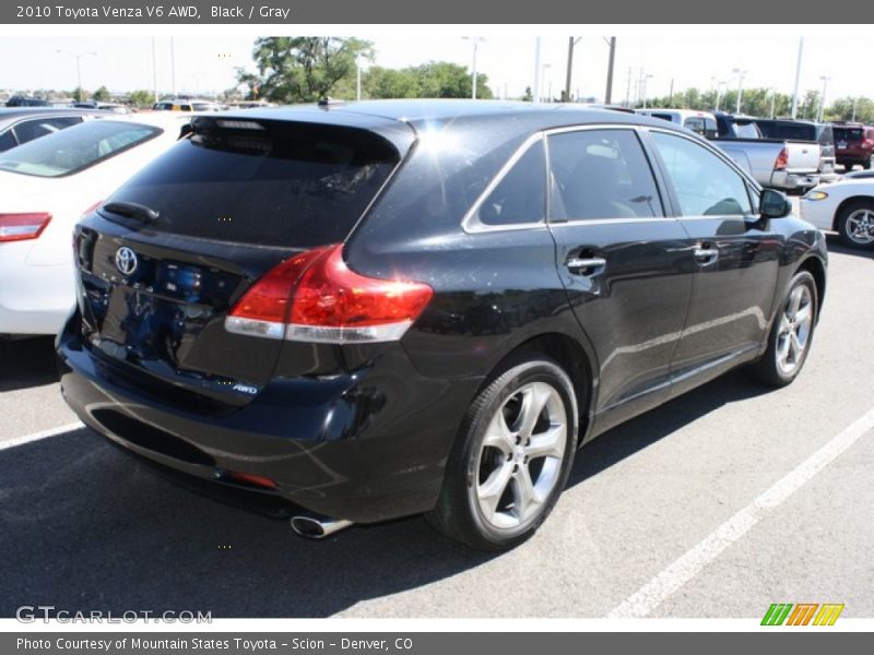Black / Gray 2010 Toyota Venza V6 AWD