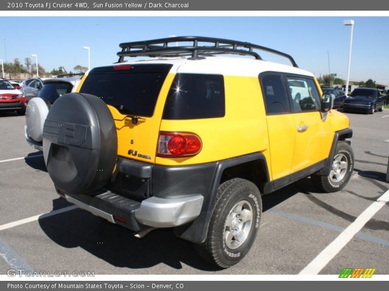 Sun Fusion Yellow / Dark Charcoal 2010 Toyota FJ Cruiser 4WD