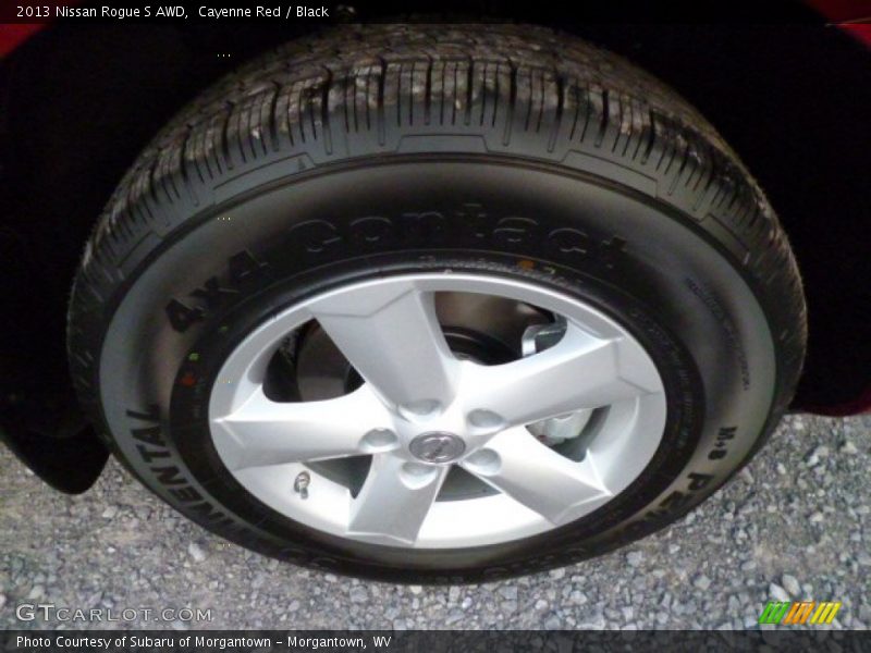 Cayenne Red / Black 2013 Nissan Rogue S AWD