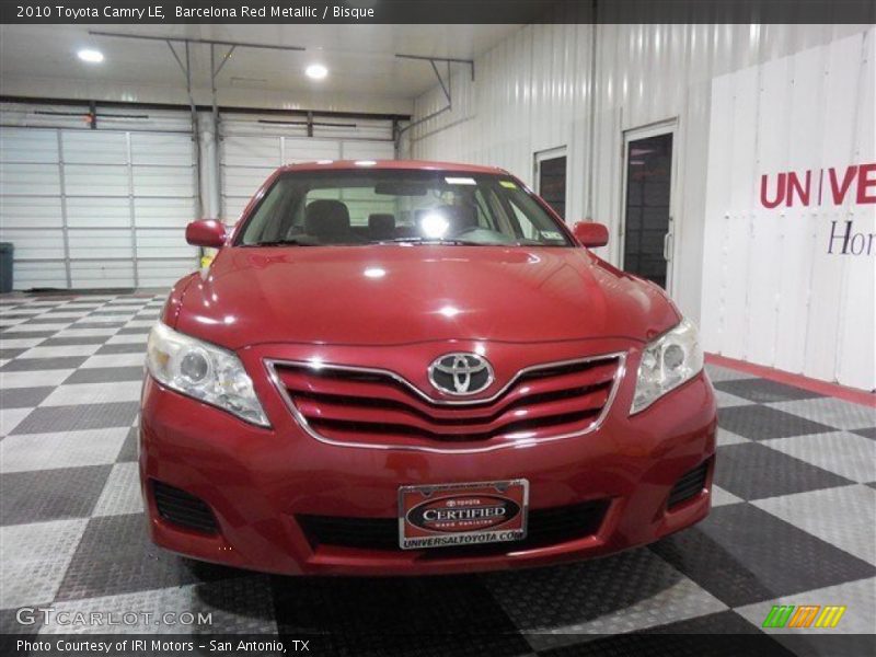 Barcelona Red Metallic / Bisque 2010 Toyota Camry LE
