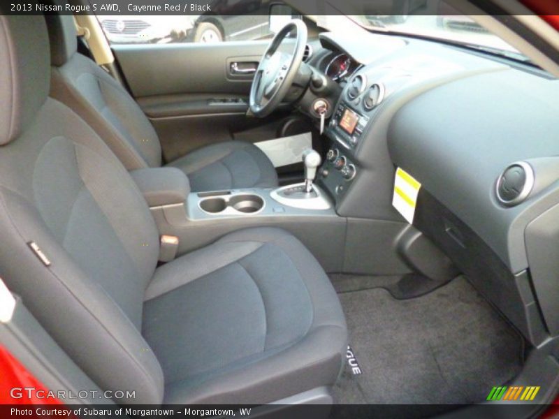 Cayenne Red / Black 2013 Nissan Rogue S AWD