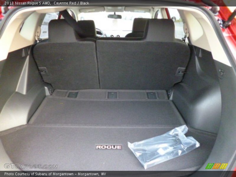 Cayenne Red / Black 2013 Nissan Rogue S AWD