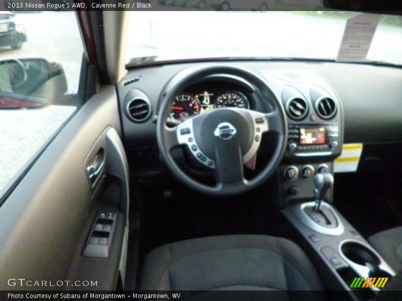 Cayenne Red / Black 2013 Nissan Rogue S AWD