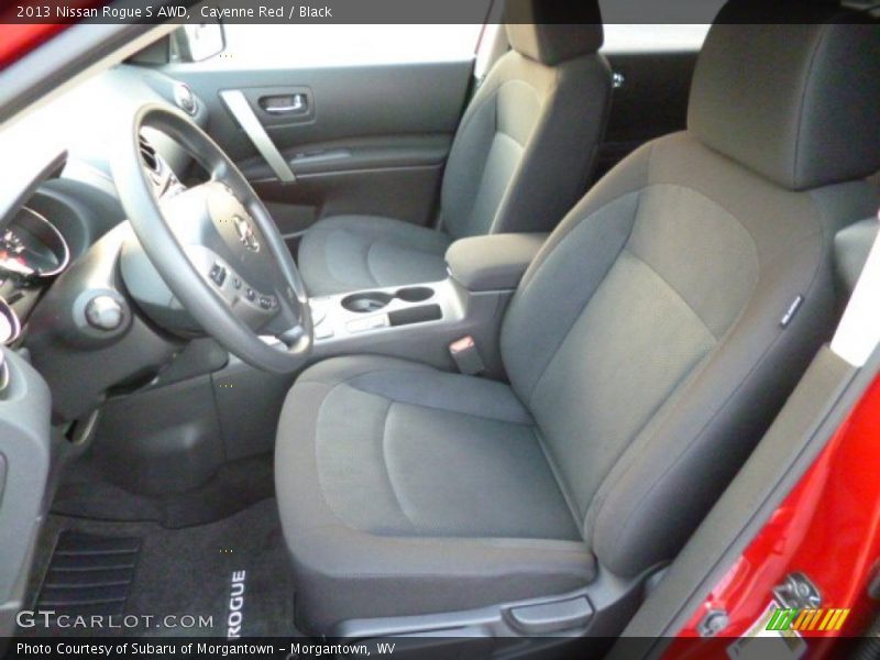 Cayenne Red / Black 2013 Nissan Rogue S AWD