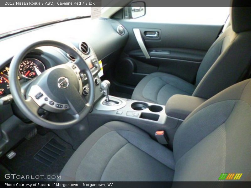 Cayenne Red / Black 2013 Nissan Rogue S AWD