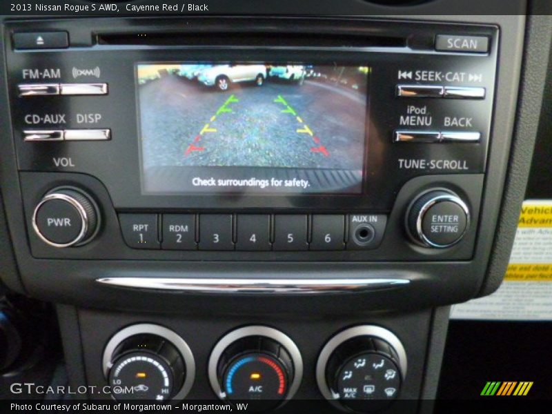 Cayenne Red / Black 2013 Nissan Rogue S AWD