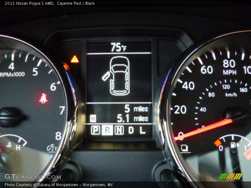 Cayenne Red / Black 2013 Nissan Rogue S AWD