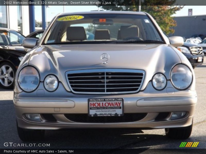 Desert Silver Metallic / Java 2002 Mercedes-Benz E 320 4Matic Sedan