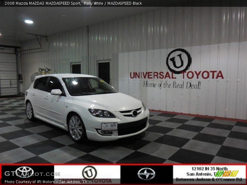 Rally White / MAZDASPEED Black 2008 Mazda MAZDA3 MAZDASPEED Sport