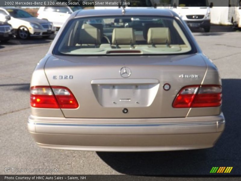 Desert Silver Metallic / Java 2002 Mercedes-Benz E 320 4Matic Sedan