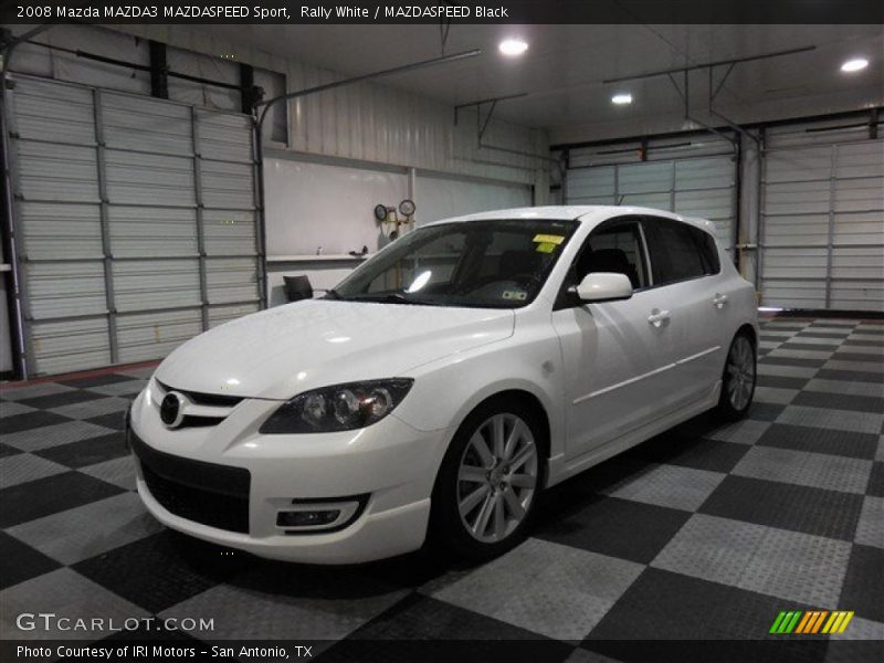 Rally White / MAZDASPEED Black 2008 Mazda MAZDA3 MAZDASPEED Sport
