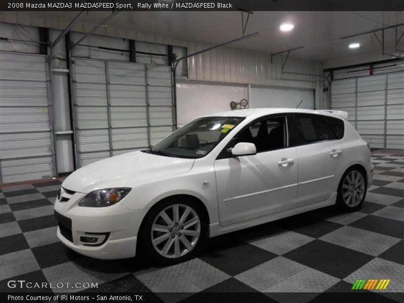 Rally White / MAZDASPEED Black 2008 Mazda MAZDA3 MAZDASPEED Sport