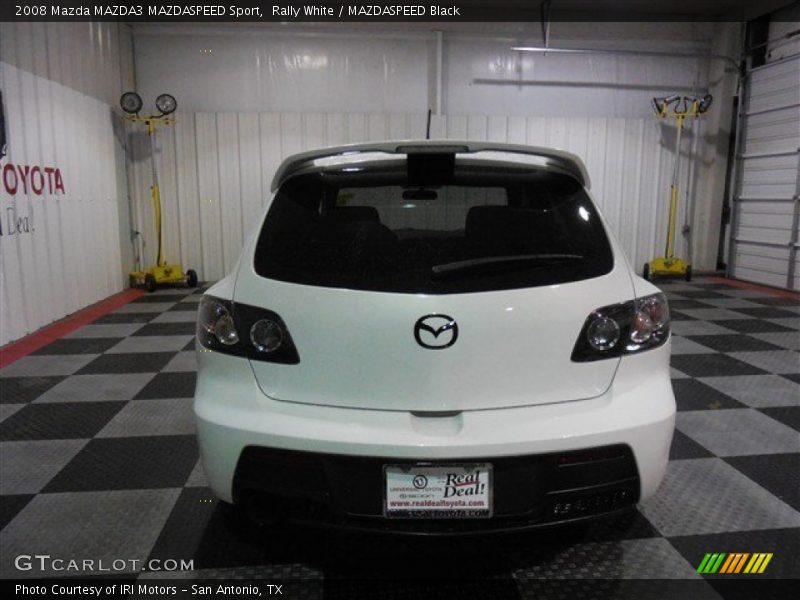 Rally White / MAZDASPEED Black 2008 Mazda MAZDA3 MAZDASPEED Sport