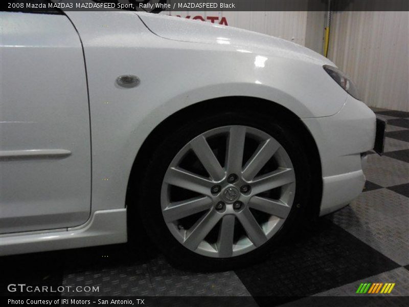 Rally White / MAZDASPEED Black 2008 Mazda MAZDA3 MAZDASPEED Sport