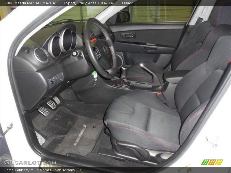 Rally White / MAZDASPEED Black 2008 Mazda MAZDA3 MAZDASPEED Sport