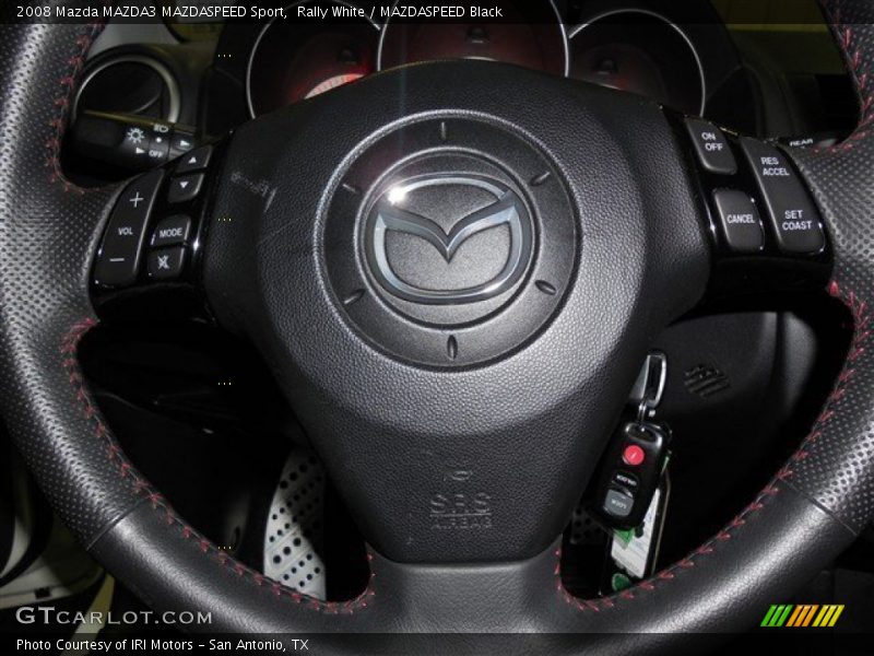 Rally White / MAZDASPEED Black 2008 Mazda MAZDA3 MAZDASPEED Sport