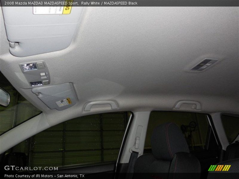 Rally White / MAZDASPEED Black 2008 Mazda MAZDA3 MAZDASPEED Sport